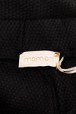MOMONI Leggings Size 38 / XS Black Elasticated Waist Textured Made in Italy gallery photo number 6