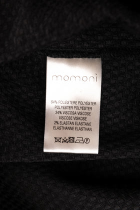 MOMONI Leggings Size 38 / XS Black Elasticated Waist Textured Made in Italy gallery photo number 7
