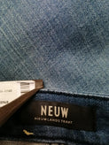 RRP €115 NEUW Jeans W24 L32 Stretch Destroyed Faded Inside Patches Skinny gallery photo number 6