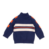 RRP €150 JOHN GALLIANO KIDS Cardigan Size 9M Wool Blend Coated Logo Zip Front gallery photo number 2