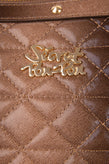 SECRET PON-PON Clutch Bag Pouch Quilted Ombre Effect Closure gallery photo number 3