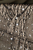 CHIARA P Glitter & Lace Clutch Evening Bag HANDMADE Rhinestones Chain Strap gallery photo number 6