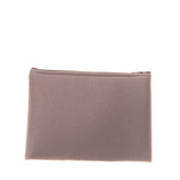 SARAH JANE Neoprene Clutch Bag Pouch Grey Zipped Made in Italy gallery photo number 2