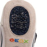 GEOX RESPIRA Baby Denim & Leather Sneakers Size 18 UK 2.5 US 3 Breathable Logo gallery photo number 8