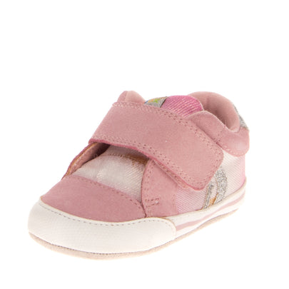 GEOX RESPIRA Baby Sneakers EU 17 UK 1.5 US 2 Contrast Leather Breathable Ombre