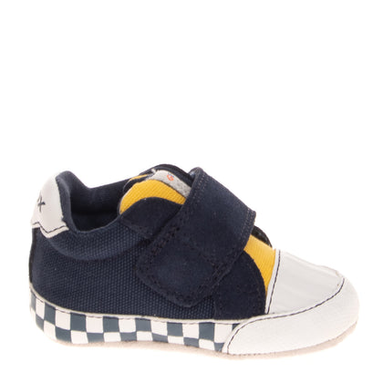 GEOX RESPIRA Baby Canvas & Leather Sneakers EU 20 UK 3.5 US 4.5 Coated Monster gallery photo number 5