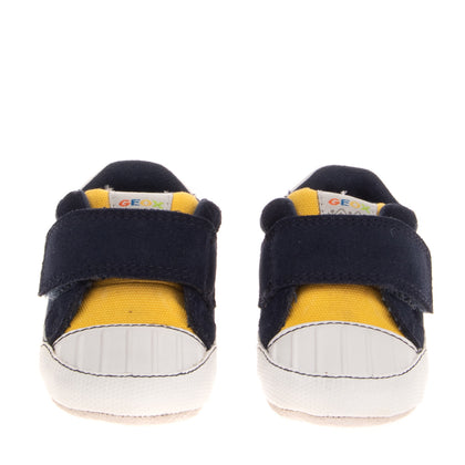 GEOX RESPIRA Baby Canvas & Leather Sneakers EU 20 UK 3.5 US 4.5 Coated Monster gallery photo number 3