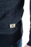 JACK & JONES PREMIUM Sweatshirt Size M Coated Front Worn Look Melange gallery photo number 5