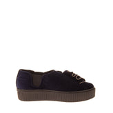 RRP €265 PINKO Velour Creeper Shoes Size 36 UK 3-3.5 US 6 Ruffled Platform Sole gallery photo number 5