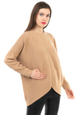 VICOLO Jumper One Size Cashmere Angora & Wool Blend Ribbed Made in Italy gallery photo number 3