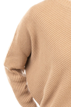 VICOLO Jumper One Size Cashmere Angora & Wool Blend Ribbed Made in Italy gallery photo number 5