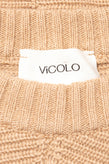 VICOLO Jumper One Size Cashmere Angora & Wool Blend Ribbed Made in Italy gallery photo number 6