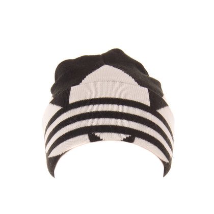 ADIDAS ORIGINALS Youth Beanie Cap One Size Embroidered Logo Intarsia gallery photo number 1