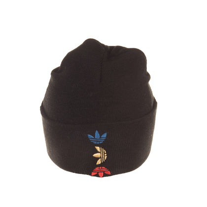 ADIDAS ORIGINALS Youth Beanie Cap One Size Embroidered Logo Intarsia gallery photo number 3