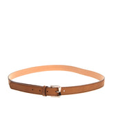 GIANNI CHIARINI Leather Skinny Belt Size 100/40 Adjustable Crumpled Effect gallery photo number 2