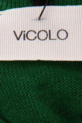 VICOLO Jumper One Size Cashmere Angora & Wool Blend Thin Knit Made in Italy gallery photo number 6
