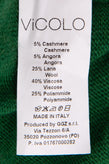 VICOLO Jumper One Size Cashmere Angora & Wool Blend Thin Knit Made in Italy gallery photo number 7