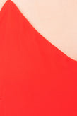 VERO MODA Maxi Overlay Slip Dress Size M Red Slit Side Strappy V-Neck gallery photo number 5