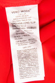 VERO MODA  Maxi Overlay Slip Dress Size M Red Slit Side Strappy V Neck gallery photo number 8