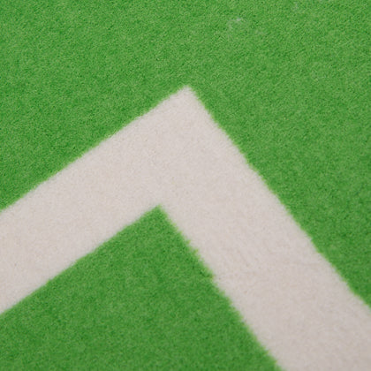 RRP €160 ERZI Kids Football Field Green Rug / Carpet Rectangle Shape Two Tone gallery photo number 2