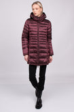 RETRO Quilted Jacket Size L Padded Drawcord - Removable Hood Funnel Neck gallery photo number 2
