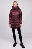 RETRO Quilted Jacket Size L Padded Drawcord - Removable Hood Funnel Neck gallery photo number 1