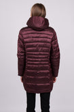 RETRO Quilted Jacket Size L Padded Drawcord - Removable Hood Funnel Neck gallery photo number 5