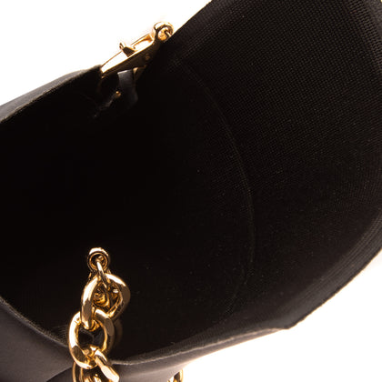 LA FILLE DES FLEURS Neoprene Mini Clutch Handbag Chain Magnetic Flap gallery photo number 6