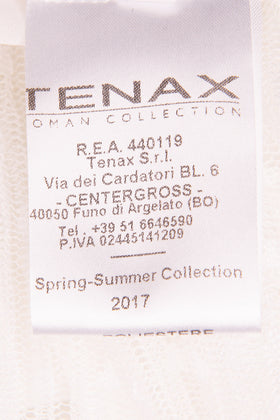 TENAX Pointelle Tulle A-Line Skirt Size IT 44 / M Elastic Waist Made in Italy gallery photo number 7