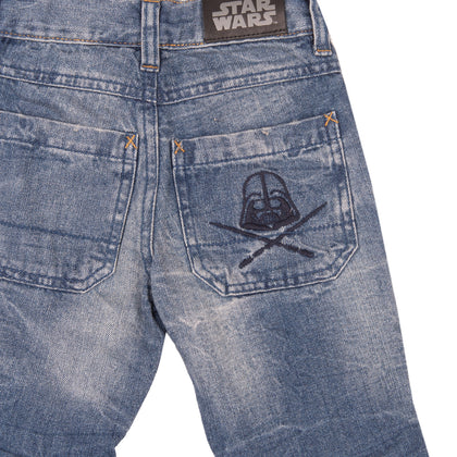 COURAGE & KIND x STAR WARS Jeans Size 3-4Y 98-104CM Ripped Faded Crumpled Effect gallery photo number 3