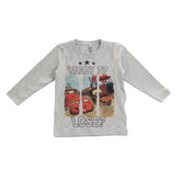 NAME IT x DISNEY T-Shirt Top Size 9-12M / 80CM Melange Coated Cars Long Sleeve gallery photo number 1