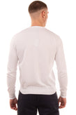 RRP €130 TOMBOLINI Jumper Size 54 / 2XL White Textured Crew Neck Made in Italy gallery photo number 4