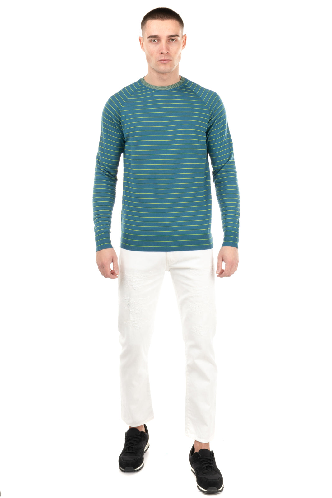 RRP €175 ROBERTO COLLINA Jumper Size 52 / XL Merino Wool Blend Made in Italy gallery main photo