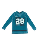 NAME IT T-Shirt Top Size 7-8Y / 122-128CM Coated Front & Back Faded  Effect gallery photo number 1