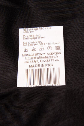 BRIGITTE BARDOT Chenille Shift Dress Size 0 / XS Black Details Shoulder gallery photo number 8