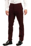 RRP €130 VI.E SIX EDGES Flannel Chino Trousers Size 33 Stretch Side Stripes gallery photo number 3