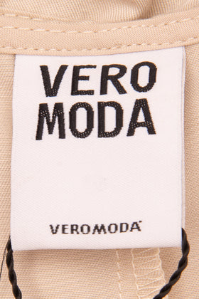 VERO MODA Playsuit Size L Adjustable Straps Cross Over Turn Up Cuffs gallery photo number 7