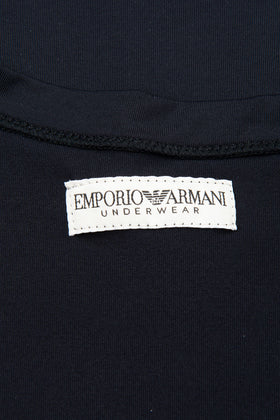 EMPORIO ARMANI Vest Top Size 0 / XS MICROFIBRE Sleeveless V-Neck Black gallery photo number 6