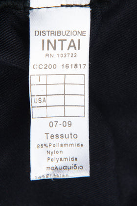 EMPORIO ARMANI Vest Top Size 0 / XS MICROFIBRE Sleeveless V-Neck Black gallery photo number 7