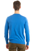 RRP €125 GIOFERRARI Jumper Size 56 Blue Thin Knit Crew Neck Made in Italy gallery photo number 5