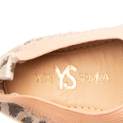 YOSI SAMRA Ballerina Shoes Size 20 UK 4 US 5 Leopard Pattern Elasticated Topline gallery photo number 6