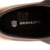 BRIMARTS Leather Derby Sneakers EU 40 UK 6 US 7 Polished Two Tone Made in Italy gallery photo number 7