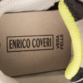 ENRICO COVERI Leather & Mesh Sneakers EU 31 UK 12.5 US 13.5 Speckled Effect Logo gallery photo number 6