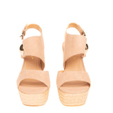 BRUNO PREMI Suede Leather Slingback Sandals Size 39 UK 6 US 8.5 Platform gallery photo number 2