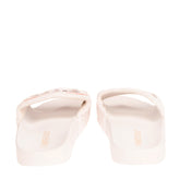 THE WHITE BRAND Terrycloth Slide Sandals Size 36 UK 3 US 6 Coated 'JUST 4 FUN' gallery photo number 7