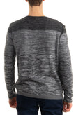 PHIL GREY Jumper Size L Thin Wool Blend Medium Knit Exposed Seam Raw Edges gallery photo number 4