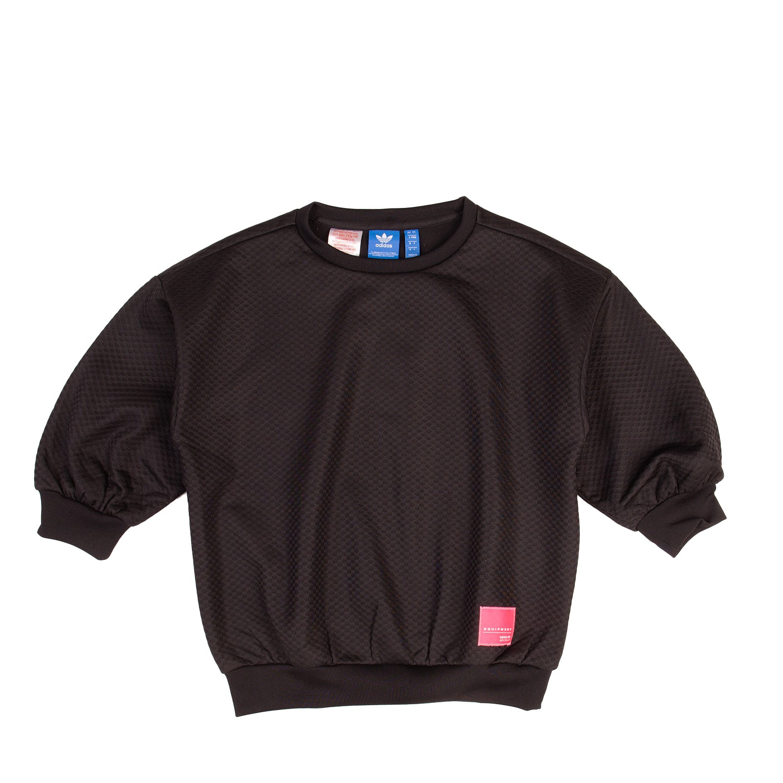 ADIDAS ORIGINALS EQUIPMENT Sweatshirt Size M 11-12Y 152CM Textured 3/4 Sleeve gallery main photo