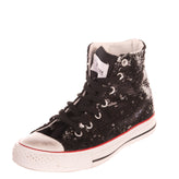 PRIMADONNA COLLECTION High Top Sneakers EU41 UK8 US10 Reverse Sequins Dirty Look gallery photo number 1