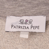 PATRIZIA PEPE Sweat A-Line Skirt Size TA / 18Y Bow Detail Lace Trim Coated Hem gallery photo number 4