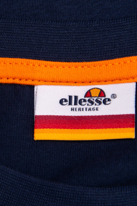 ELLESSE T-Shirt Top Size L LIMITED Coated Logo Front Crew Neck Short Sleeve gallery photo number 6